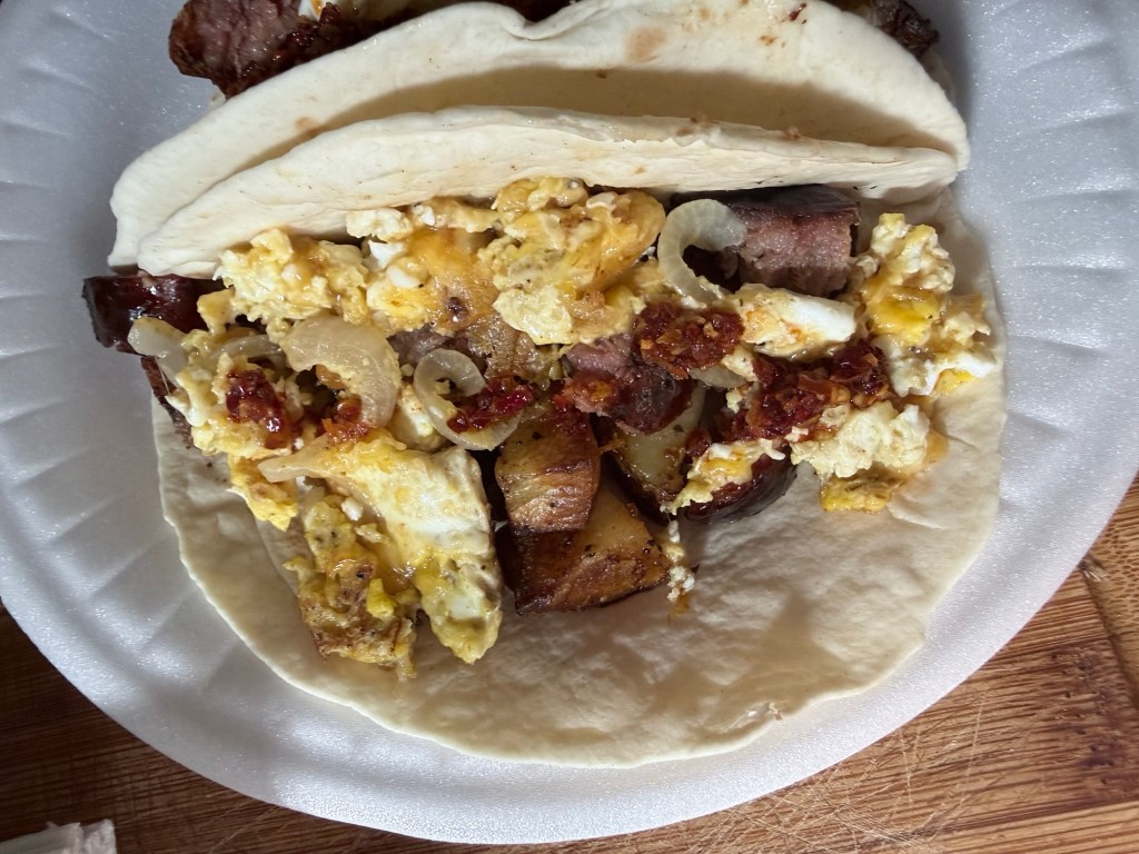 Eat | 🌮 Hearty Breakfast Tacos with Italian Sausage, Eggs &&nbsp;Potatoes